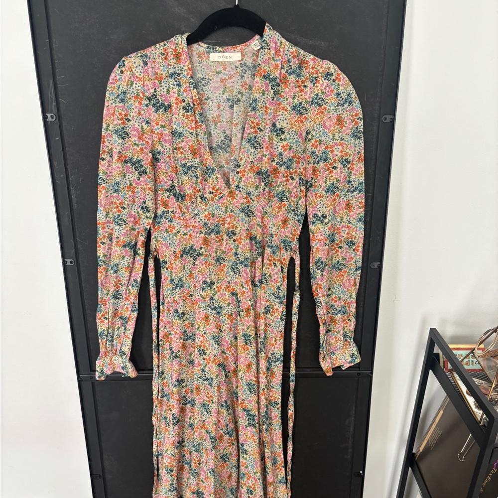 Doen Floral Long Sleeve Dress - Multicolor